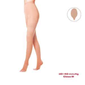 Unihop (otvoreni prsti) Visoka kompresija 30-40 mm Hg Klasa III