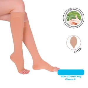 Dokolenice (otvoreni prsti) Normalna kompresija 20-30 mm Hg Klasa II (sifra 143)