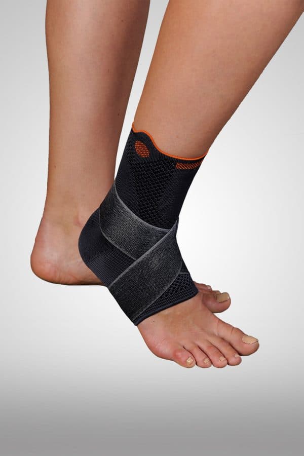 Ortoza za skočni zglob sa jastučićem-pletena